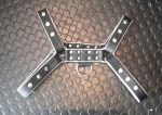 Leather Fetish Freak OTS Harness, White Piping
